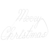 Insegna di Natale con 216 LED Rosso 99 x 55 x 13 cm Ferro