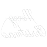 Insegna di Natale con 216 LED Rosso 99 x 55 x 13 cm Ferro