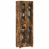 Credenza FLORIN Rovere fumé 60 x 35 x 182 cm Legno truciolato