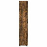 Credenza FLORIN Rovere fumé 60 x 35 x 182 cm Legno truciolato