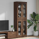Credenza con lo scaffale FLORIN Rovere Marrone 60 x 35 x 182 cm