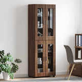 Credenza con lo scaffale FLORIN Rovere Marrone 60 x 35 x 182 cm