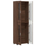 Credenza con lo scaffale FLORIN Rovere Marrone 60 x 35 x 182 cm