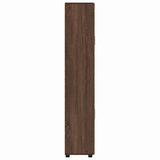 Credenza con lo scaffale FLORIN Rovere Marrone 60 x 35 x 182 cm