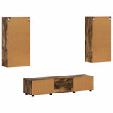 Set mobile TV FLORIN 3 pcs Rovere fumé Legno truciolato