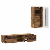 Set mobile TV FLORIN 3 pcs Legno vecchio Legno truciolato