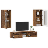 Set mobile TV FLORIN 3 pcs Legno vecchio Legno truciolato