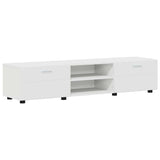 Set mobile TV con porta FLORIN 3 pcs Bianco Legno truciolato