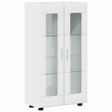 Set mobile TV FLORIN 3 pcs Bianco Lucido Legno truciolato