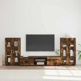 Set mobile TV FLORIN 3 pcs Rovere fumé Legno truciolato