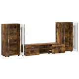 Set mobile TV FLORIN 3 pcs Rovere fumé Legno truciolato
