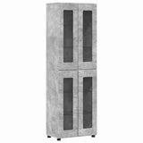 Set mobile TV FLORIN 3 pcs Grigio cemento Legno truciolato