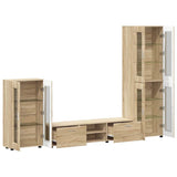 Set mobile TV FLORIN 3 pcs Rovere Sonoma Legno truciolato