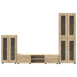 Set mobile TV FLORIN 3 pcs Rovere Sonoma Legno truciolato