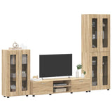 Set mobile TV FLORIN 3 pcs Rovere Sonoma Legno truciolato