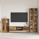 Set mobile TV con cassetto Legno vecchio Legno truciolato