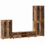 Set mobile TV con cassetto Legno vecchio Legno truciolato