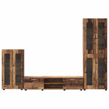 Set mobile TV con cassetto Legno vecchio Legno truciolato