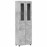 Set mobile TV FLORIN 3 pcs Grigio cemento Legno truciolato