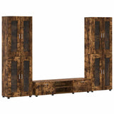 Set mobile TV FLORIN 3 pcs Rovere fumé Legno truciolato