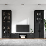 Set mobile TV con cassetto FLORIN 3 pcs Nero Legno truciolato