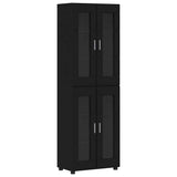 Set mobile TV con cassetto FLORIN 3 pcs Nero Legno truciolato