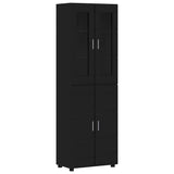 Set mobile TV con cassetto FLORIN 3 pcs Nero Legno truciolato