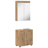 Set di mobili per il bagno TULUM 2 pcs Rovere artigianale