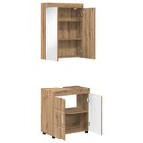 Set di mobili per il bagno TULUM 2 pcs Rovere artigianale