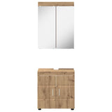 Set di mobili per il bagno TULUM 2 pcs Rovere artigianale