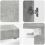 Set di mobili per il bagno TULUM 3 pcs Grigio cemento