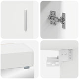 Set di mobili per il bagno TULUM 3 pcs Bianco 60 x 34 x 63 cm