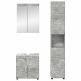 Set di mobili per il bagno TULUM 3 pcs Grigio cemento