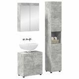 Set di mobili per il bagno TULUM 3 pcs Grigio cemento