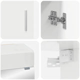 Set di mobili per il bagno TULUM 3 pcs Bianco Lucido