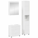 Set di mobili per il bagno TULUM 3 pcs Bianco Lucido