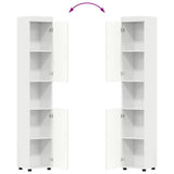 Set di mobili per il bagno TULUM 3 pcs Bianco Lucido