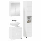 Set di mobili per il bagno TULUM 3 pcs Bianco Lucido