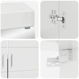 Set di mobili per il bagno TULUM 4 pcs Bianco Lucido