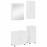 Set di mobili per il bagno TULUM 4 pcs Bianco Lucido