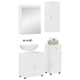 Set di mobili per il bagno TULUM 4 pcs Bianco Lucido