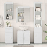 Set di mobili per il bagno TULUM 5 pcs Bianco 60 x 34 x 63 cm