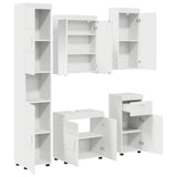 Set di mobili per il bagno TULUM 5 pcs Bianco 60 x 34 x 63 cm