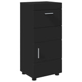 Set di mobili per il bagno TULUM 5 pcs Nero 60 x 34 x 63 cm
