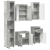 Set di mobili per il bagno TULUM 5 pcs Grigio cemento
