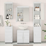 Set di mobili per il bagno TULUM 5 pcs Bianco Lucido