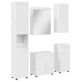 Set di mobili per il bagno TULUM 5 pcs Bianco Lucido