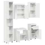 Set di mobili per il bagno TULUM 5 pcs Bianco Lucido