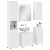 Set di mobili per il bagno TULUM 5 pcs Bianco Lucido
