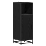 Set di mobili per il bagno 4 pcs Rovere Nero Legno truciolato